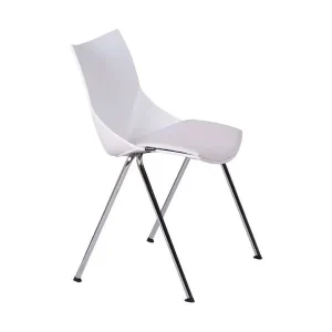 صندلی چهار پایه P831 نظری سفید