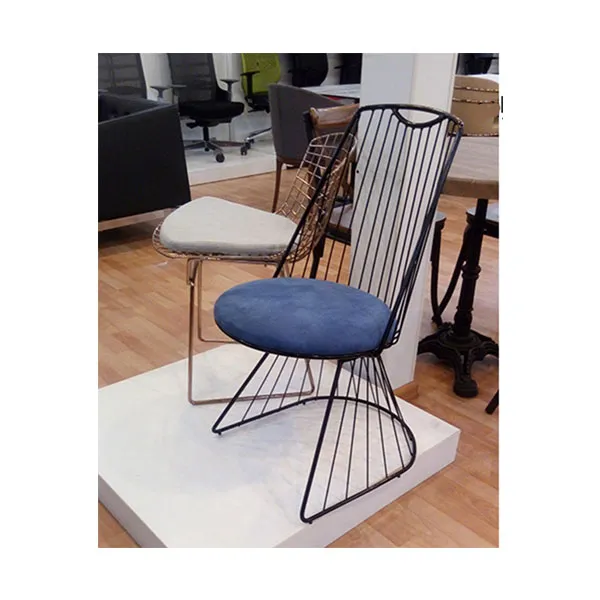 صندلی چهار پایه N104 نظری آبی