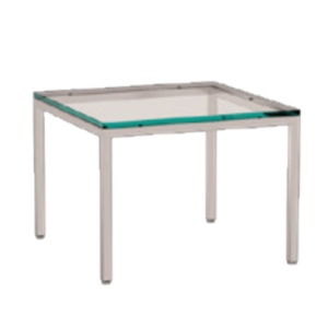 میز مربع ۶۰*۶۰با پایه فلزی با صفحه شیشه مدل ۵۰۱۹MG اروند