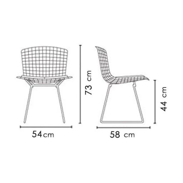 صندلی چهار پایه N102 رزگلد نظری - Image 3