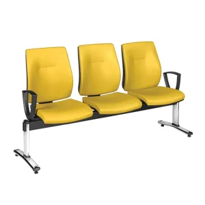 صندلی انتظار WF460P-3 سه نفره داتیس زرد
