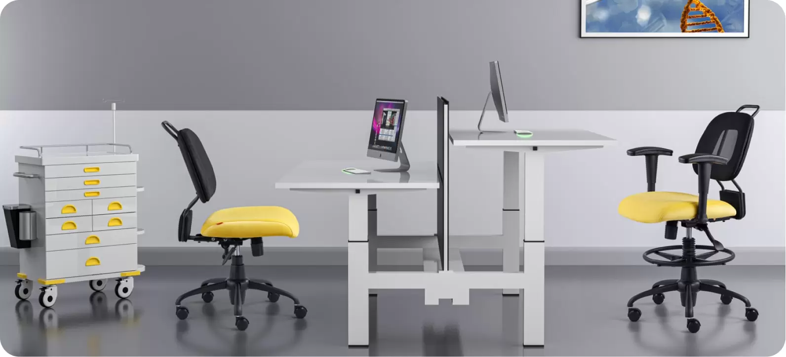 صندلی اپراتوری K740BDR راشن - Image 3