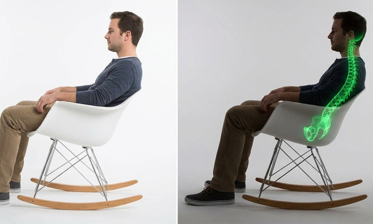 تاثیر صندلی راک بر سلامت مهره ها