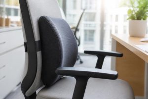 نشستن صحیح با پشتی طبی