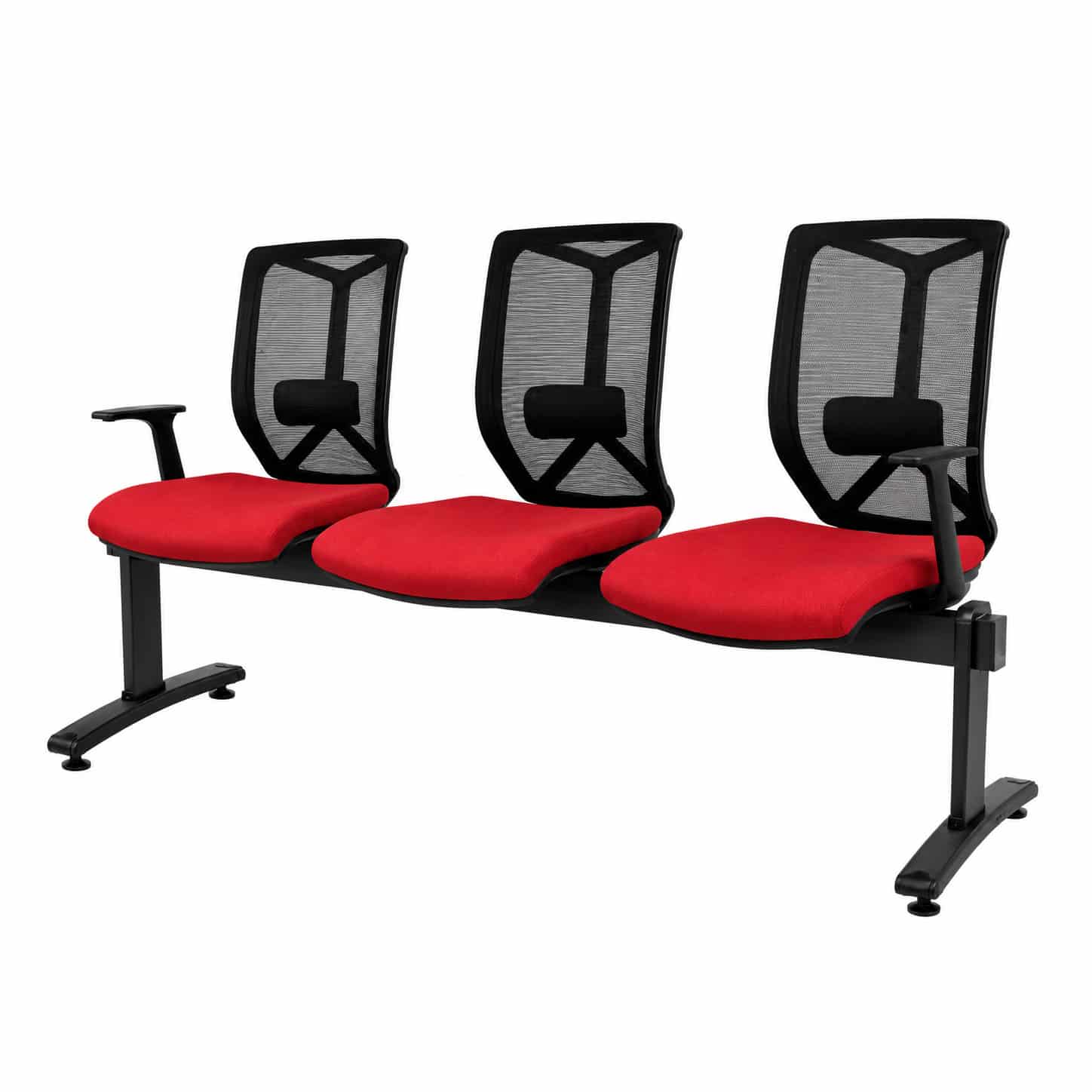 صندلی انتظار سه نفره WE640WF-3 داتیس پایه مشکی