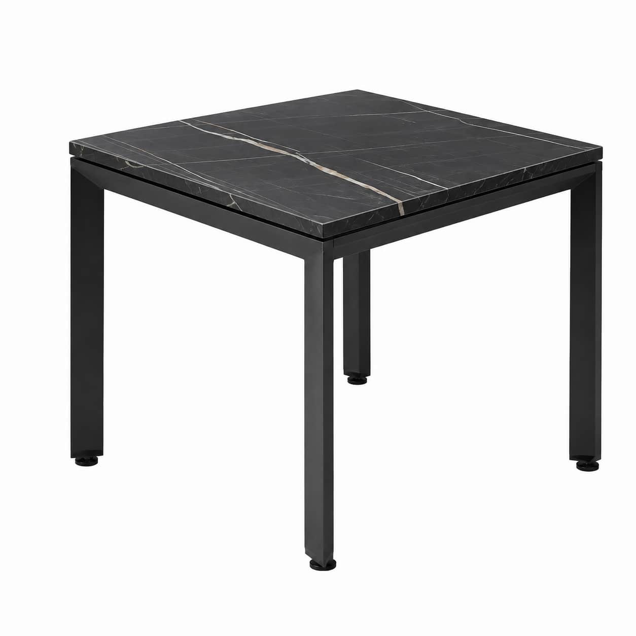 میز فلایت 80*80 با صفحه طرح سنگ نگین